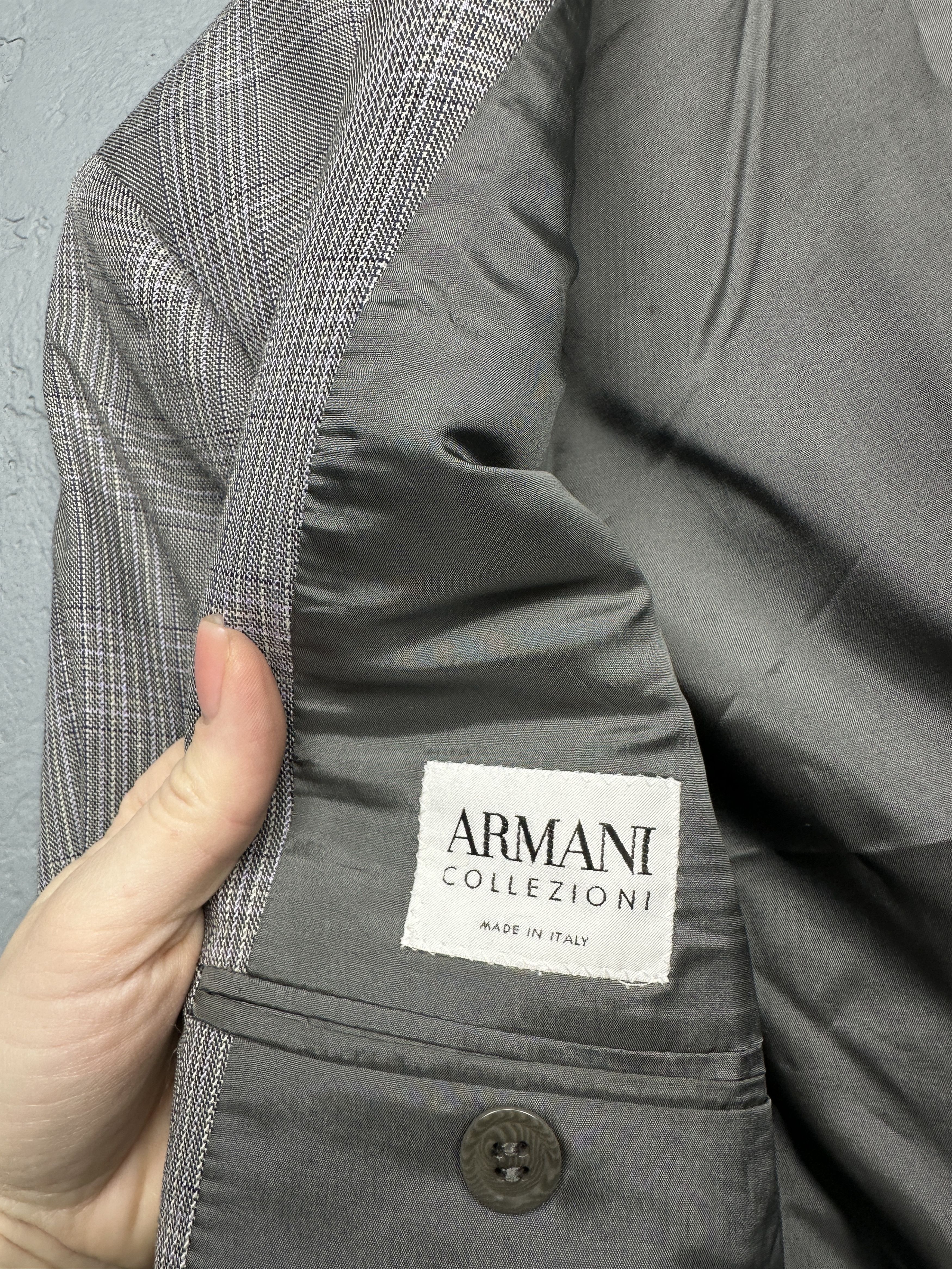 Armani Collezioni Armani Collezioni Mens Wool Blazer Jacket Made in Italy Size 40R - 3 Thumbnail