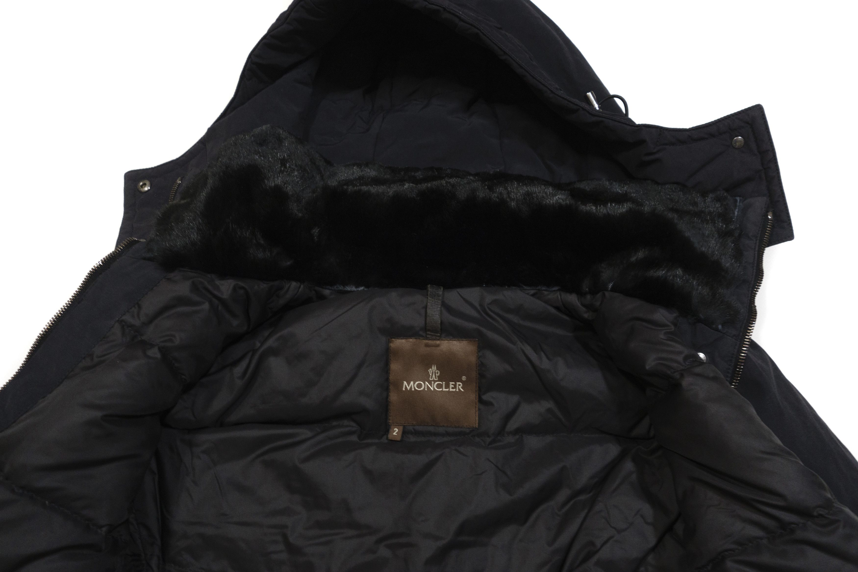 Moncler 00S Nylon Cotton Goose Down Long Jacket Vintage Size M / US 6-8 / IT 42-44 - 9 Thumbnail