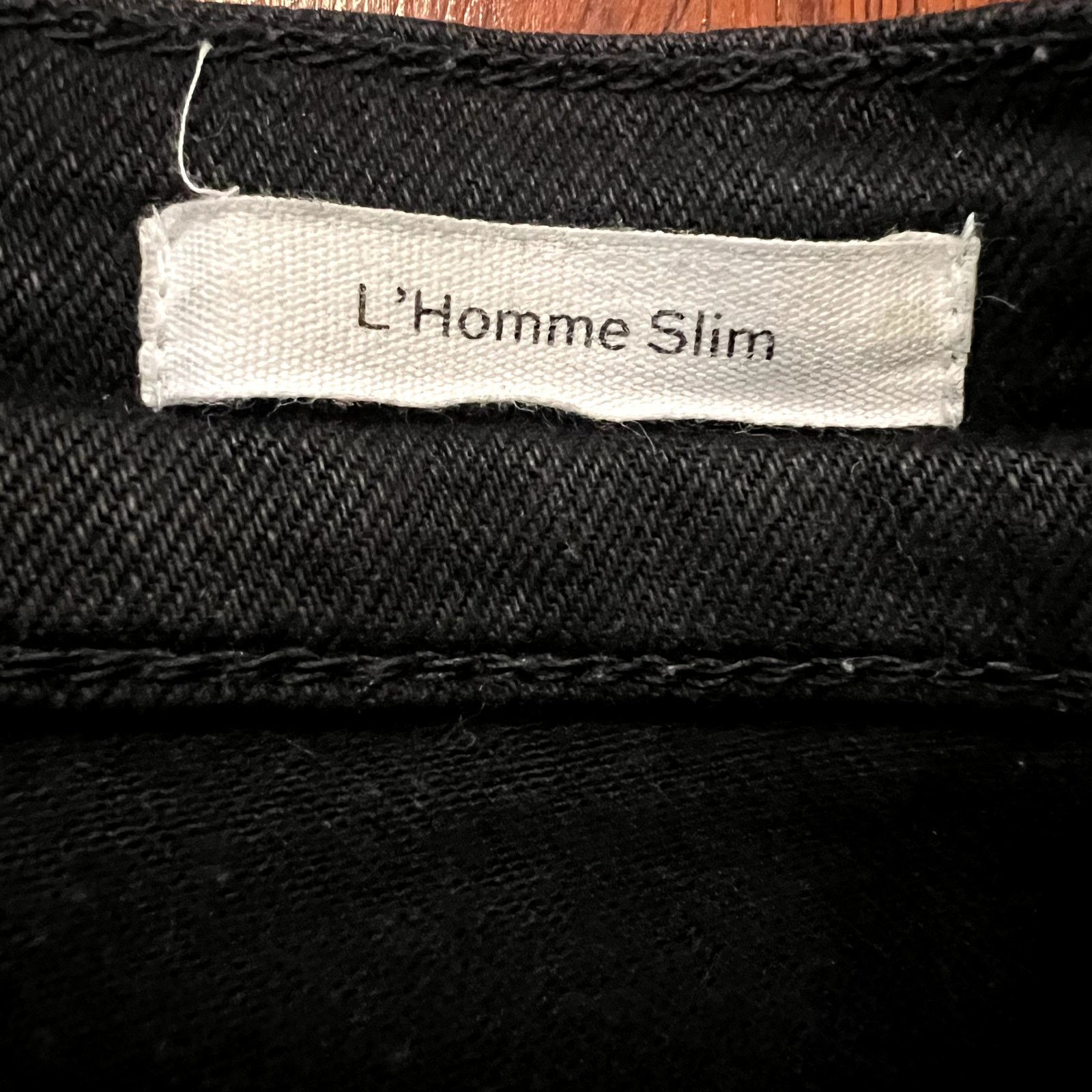 Frame frame L'Homme Slim jeans black size 29 cotton Size US 29 - 6 Thumbnail