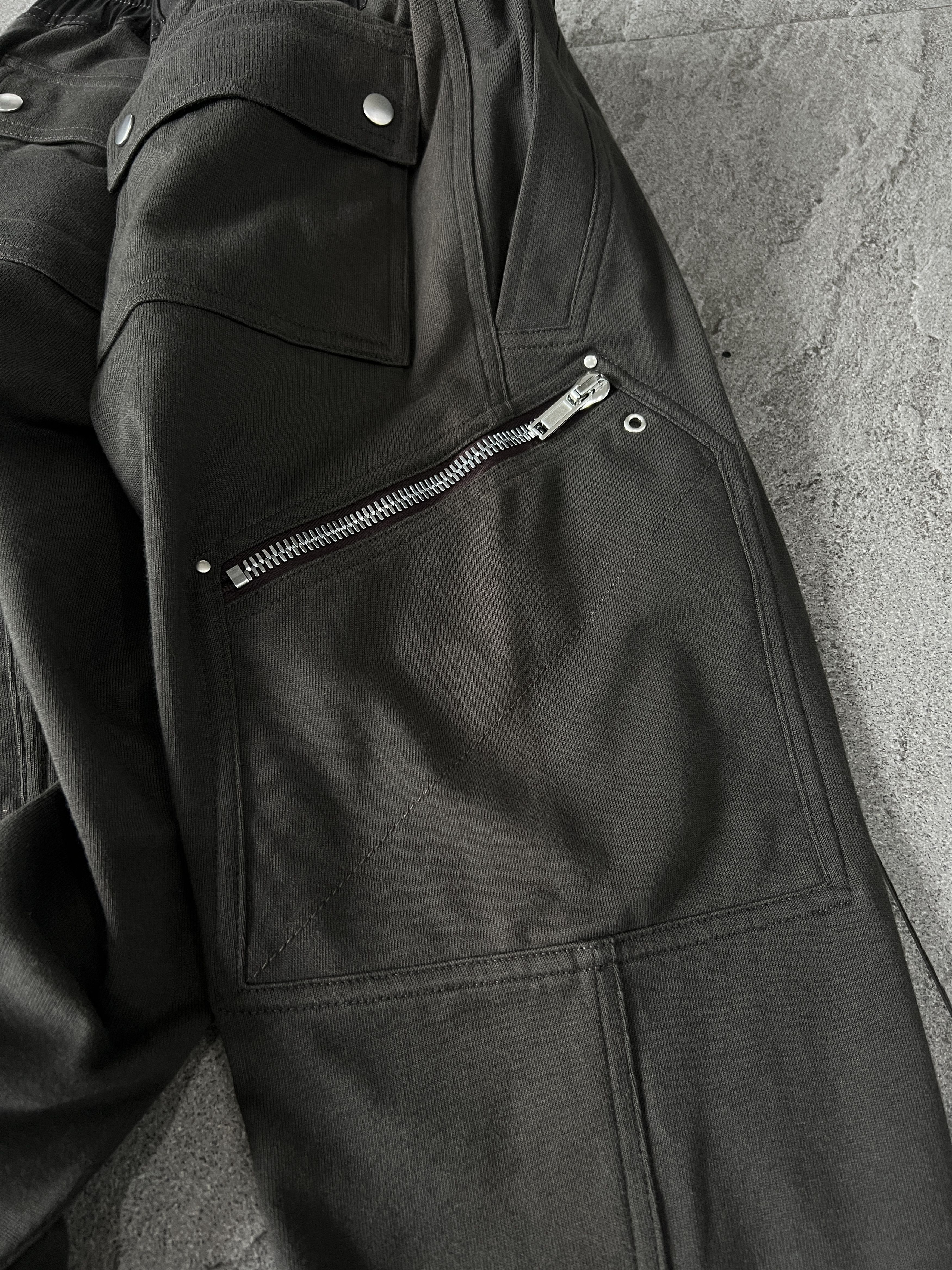 Rick Owens Rick Owens Mainline FW20 Performa Paneled Cargo Joggers Size US 29 - 5 Thumbnail