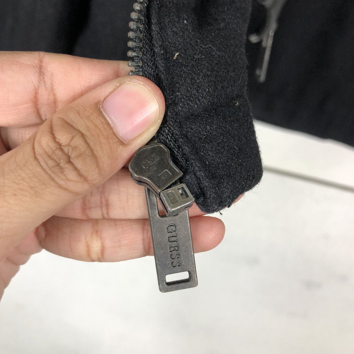 Guess 🔥Rich Black Bondage Biker Jacket Hoodie Guess Size US L / EU 52-54 / 3 - 18 Thumbnail