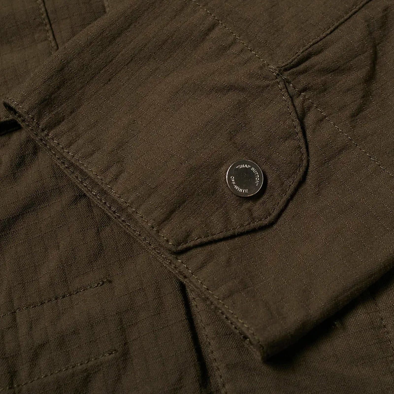 Off-White o1y0225 Jacket in Military Green Size US S / EU 44-46 / 1 - 4 Thumbnail