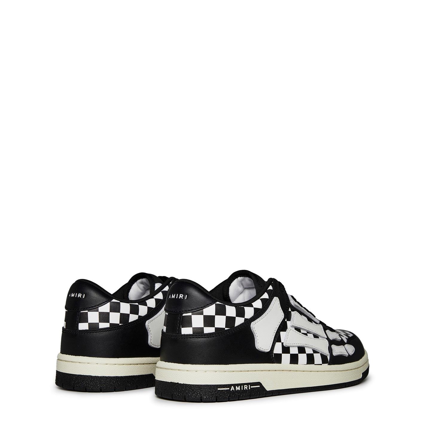 Amiri AMIRI Skeleton Check Print Low Top Trainers Size US 9 / EU 42 - 5 Thumbnail
