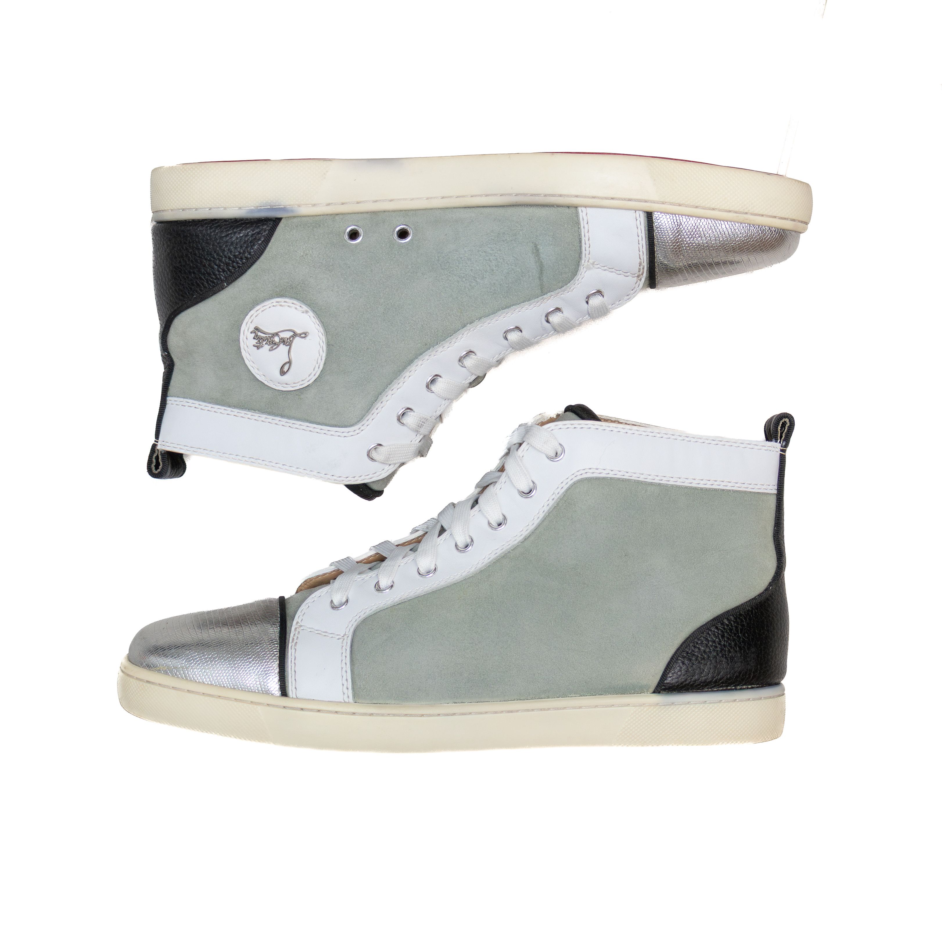 Christian Louboutin Christian Louboutin Grey Suede Sneakers US 12 / UK 11 Size US 12 / EU 45 - 6 Thumbnail