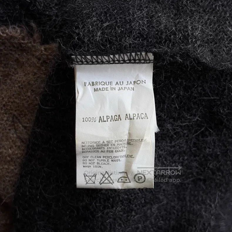 Yohji Yamamoto YOHJI YAMAMOTO Alpaca Wool Destroyed Sweater Size US L / EU 52-54 / 3 - 7 Thumbnail
