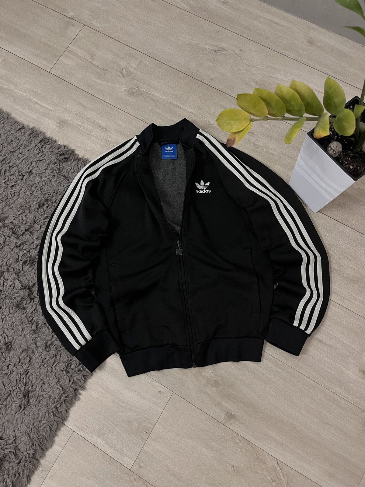 🔥00'S ADIDAS BALENCIAGA VIBE OPIUM BOXY TRACK JACKET Y2K