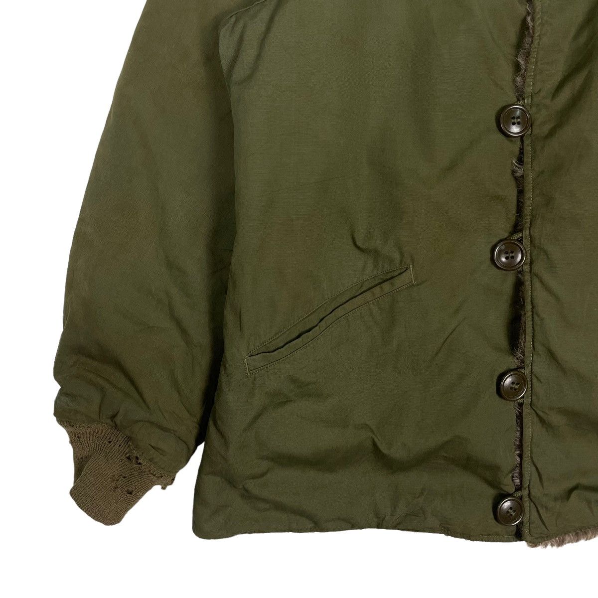 Vintage 💥1940s US TANKER M43 DECK OG MILITARY BOMBER Size US L / EU 52-54 / 3 - 4 Thumbnail