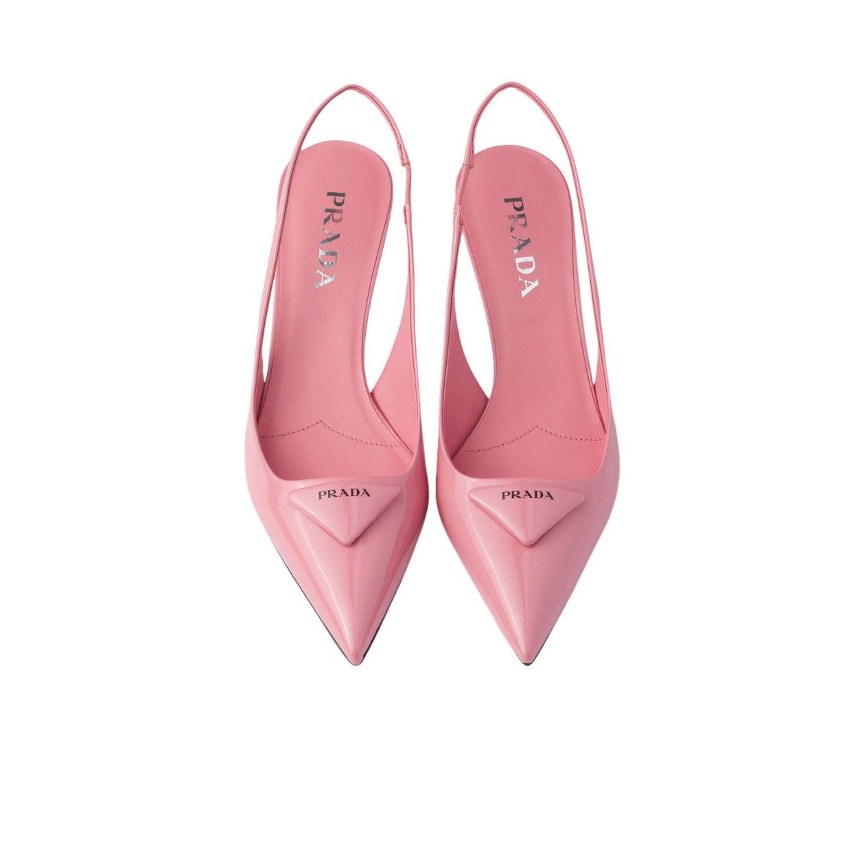 Prada PRADA $1220 Petal Pink Slingback Pumps New & Authentic (Wome Size US 8 / IT 38 - 3 Thumbnail