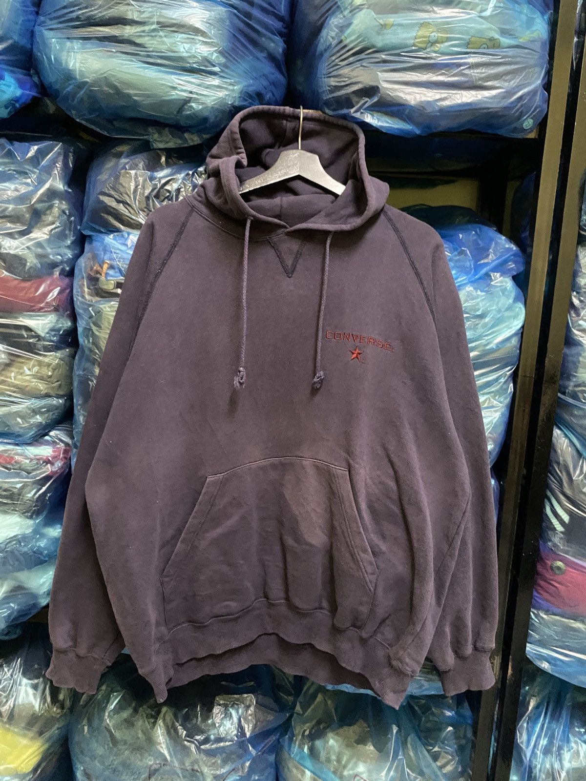Converse VINTAGE 90S CONVERSE PULLOVER HOODIE Size US XL / EU 56 / 4 - 1 Thumbnail
