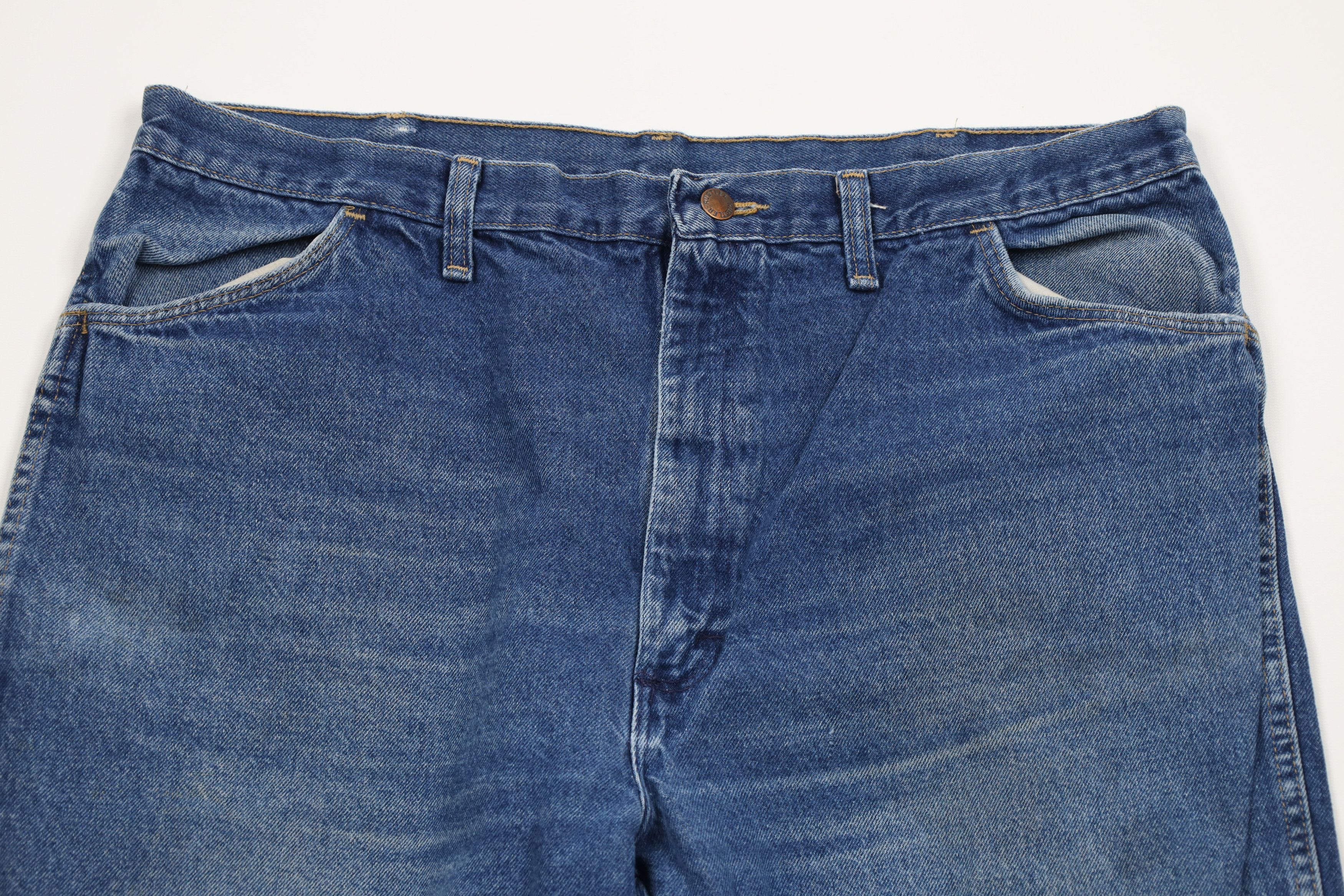 Vintage Vintage 90s Streetwear Flared Wide Leg Denim Jeans USA Size US 40 / EU 56 - 2 Thumbnail