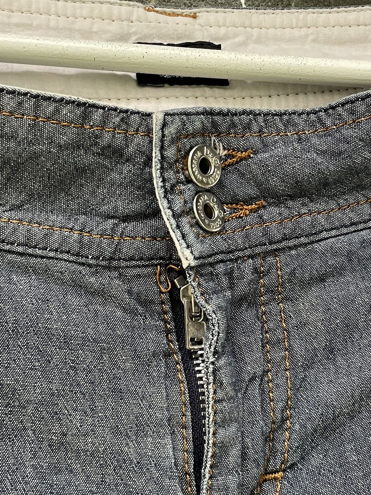 Dolce & Gabbana Vintage Y2K Dolce Gabbana Shorts Bridge 00’s Denim RARE Size 29" - 11 Thumbnail