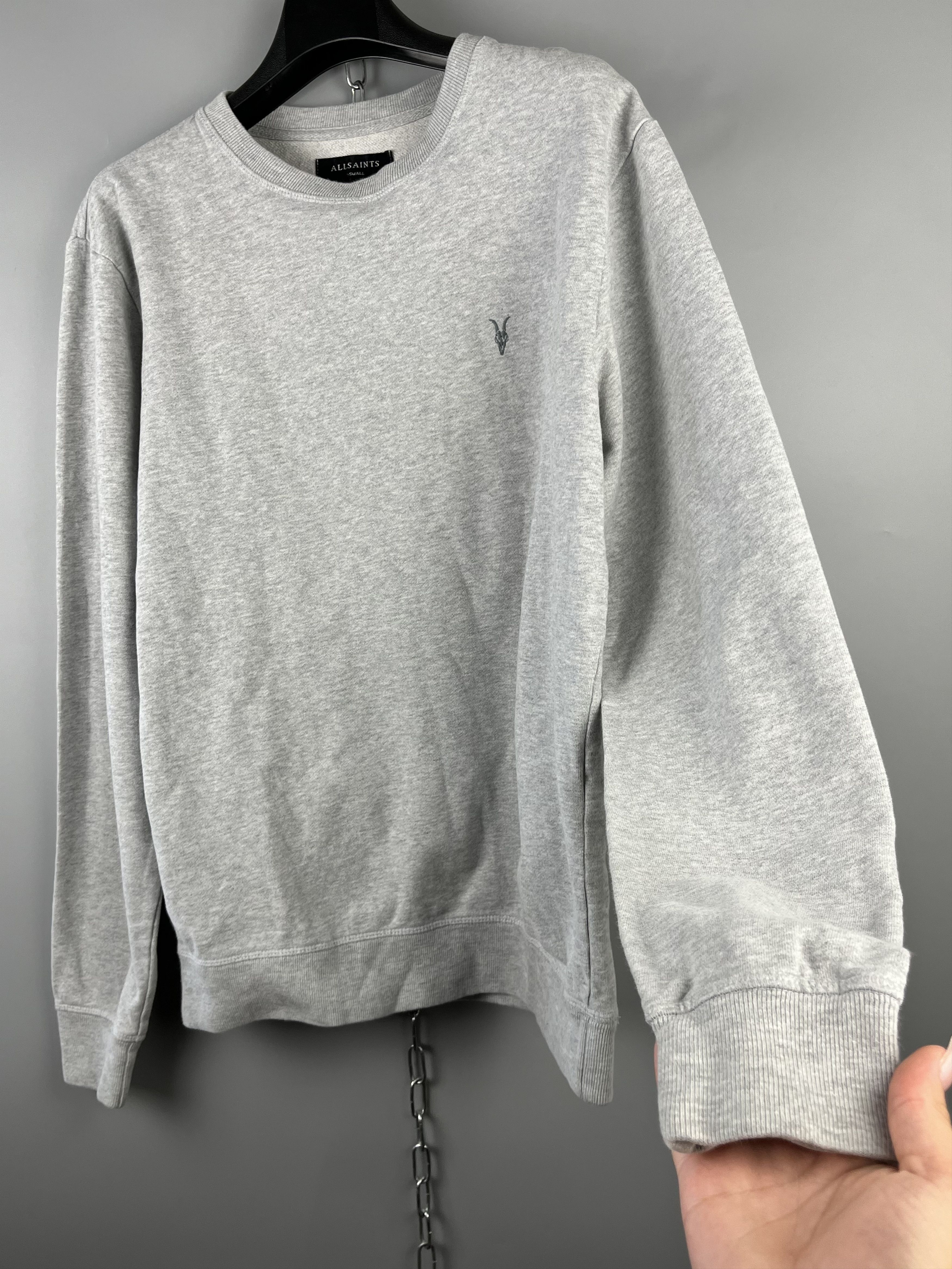 Allsaints Allsaints Mens Cotton Crew Neck Sweatshirt Jumper Size US S / EU 44-46 / 1 - 9 Thumbnail