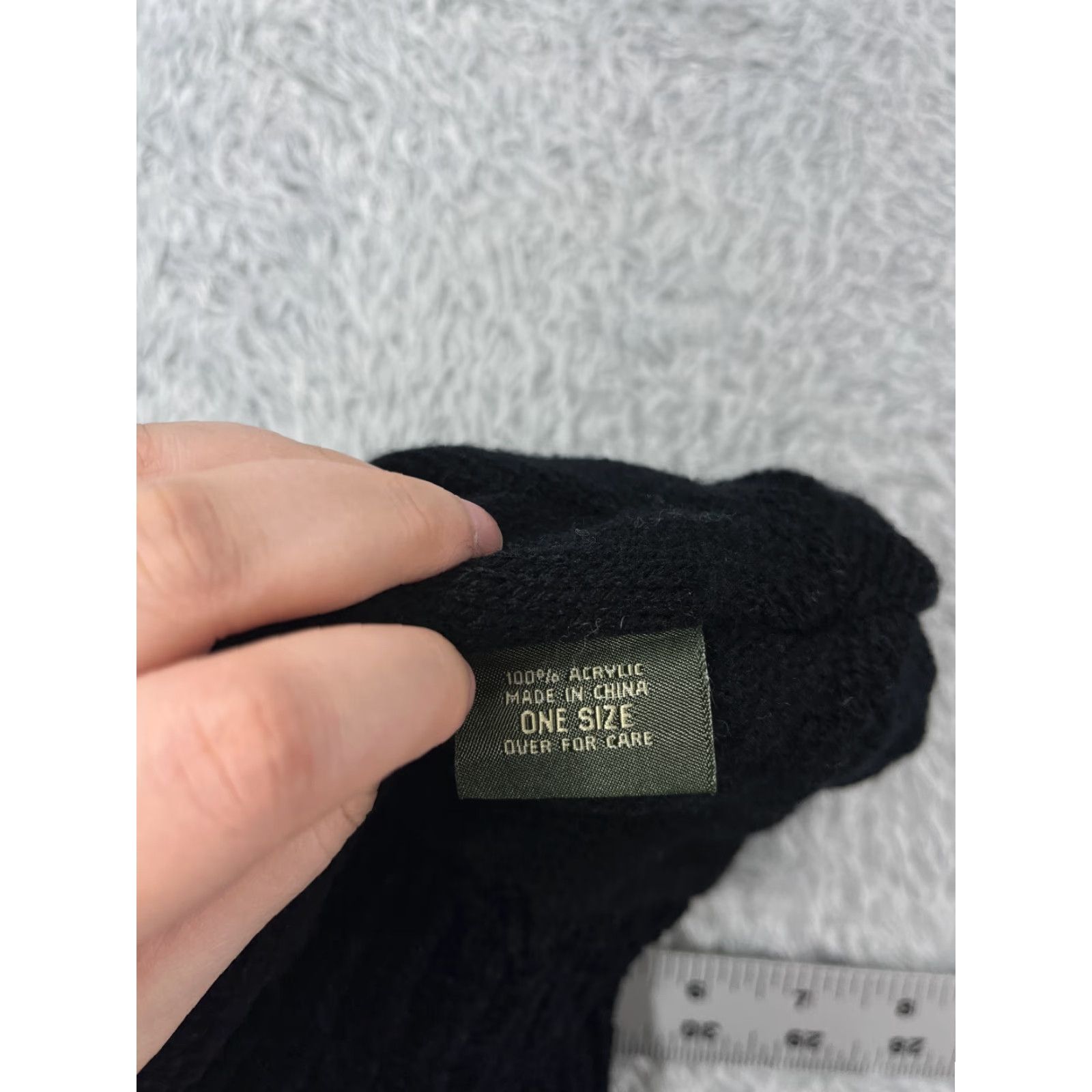 Vintage Womens Beanie Toque Black Knit One Size Acrylic Winter Outdoor Ski Hat Size ONE SIZE - 6 Thumbnail