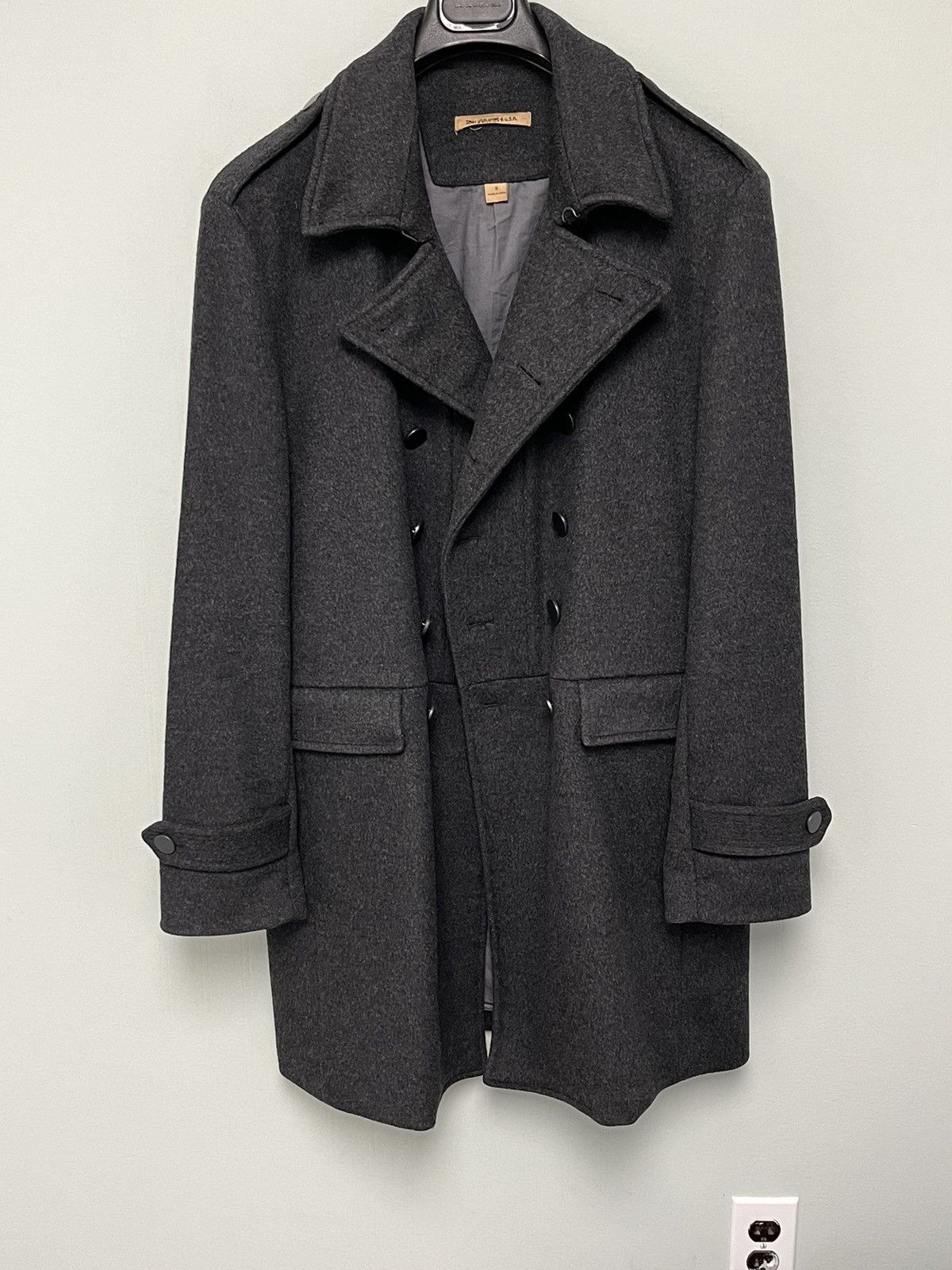 John Varvatos Double breasted coat. Small Size US S / EU 44-46 / 1 - 6 Thumbnail
