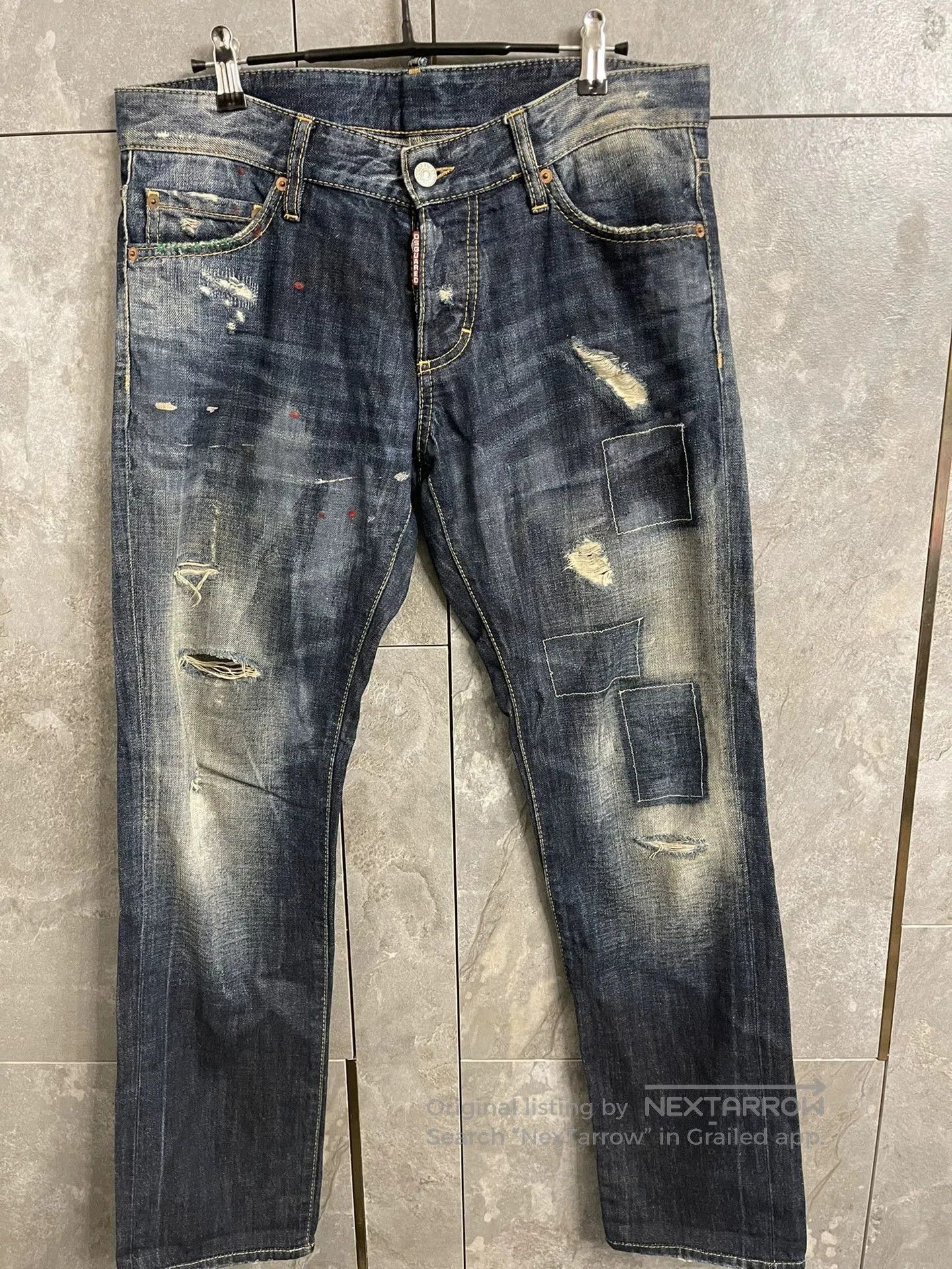 Dsquared2 distressed dsquared2 denim jeans for men. Size US 26 / EU 42 - 1 Thumbnail