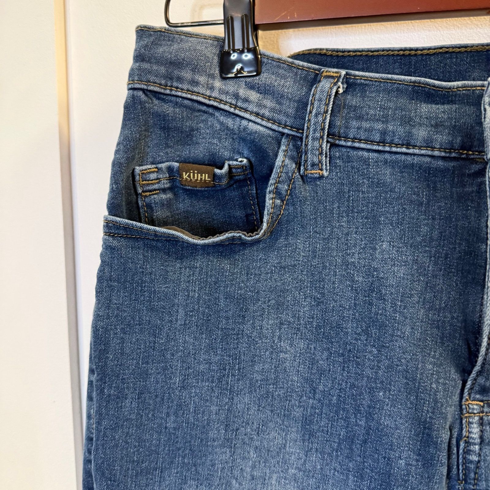 Kuhl Kuhl Women’s Straight Leg Jeans Size 8 Size 30" / US 8 / IT 44 - 3 Thumbnail