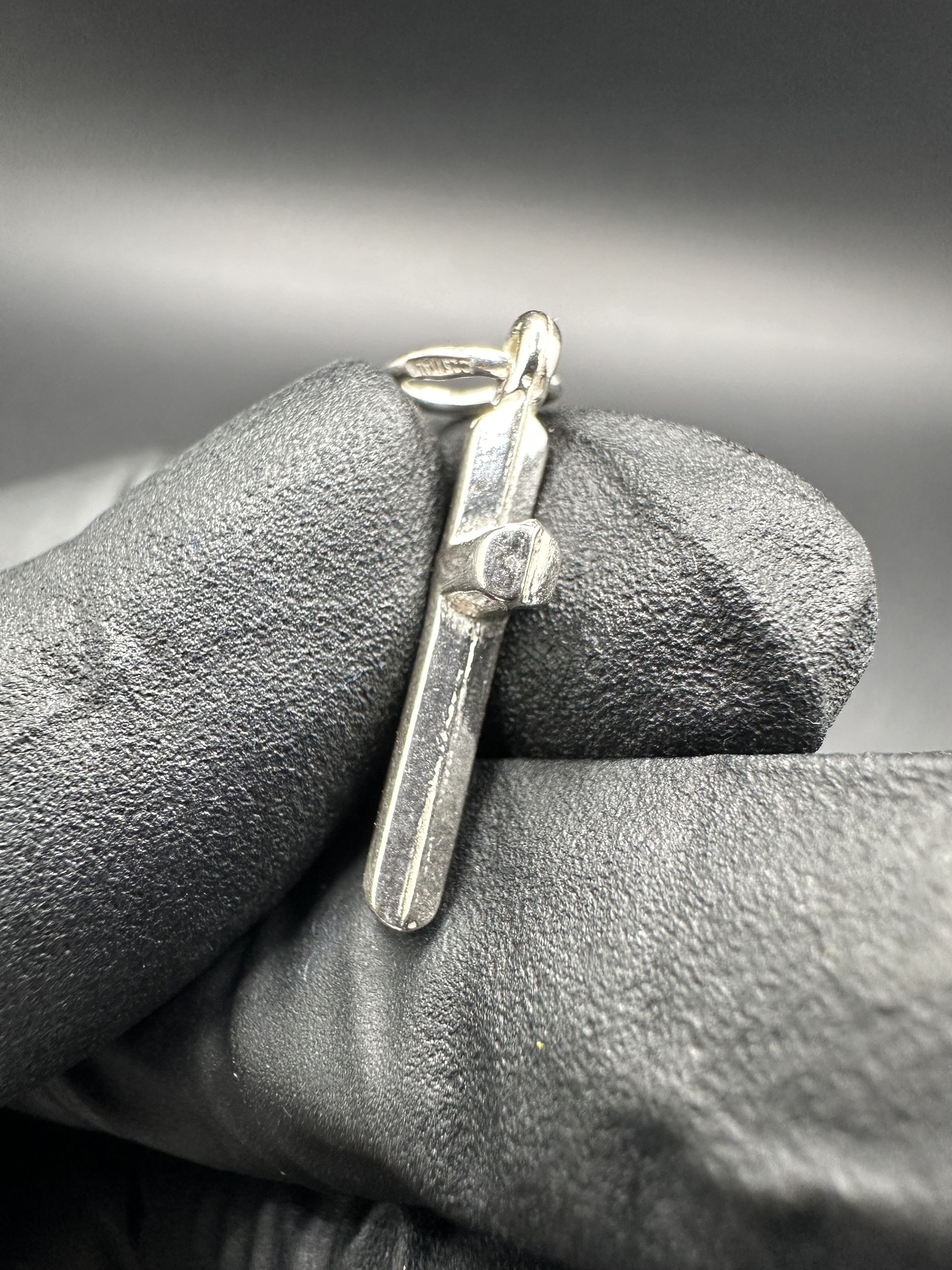 Jewelry SOLID STERLING SILVER .925 CROSS PENDANT Size ONE SIZE - 3 Thumbnail