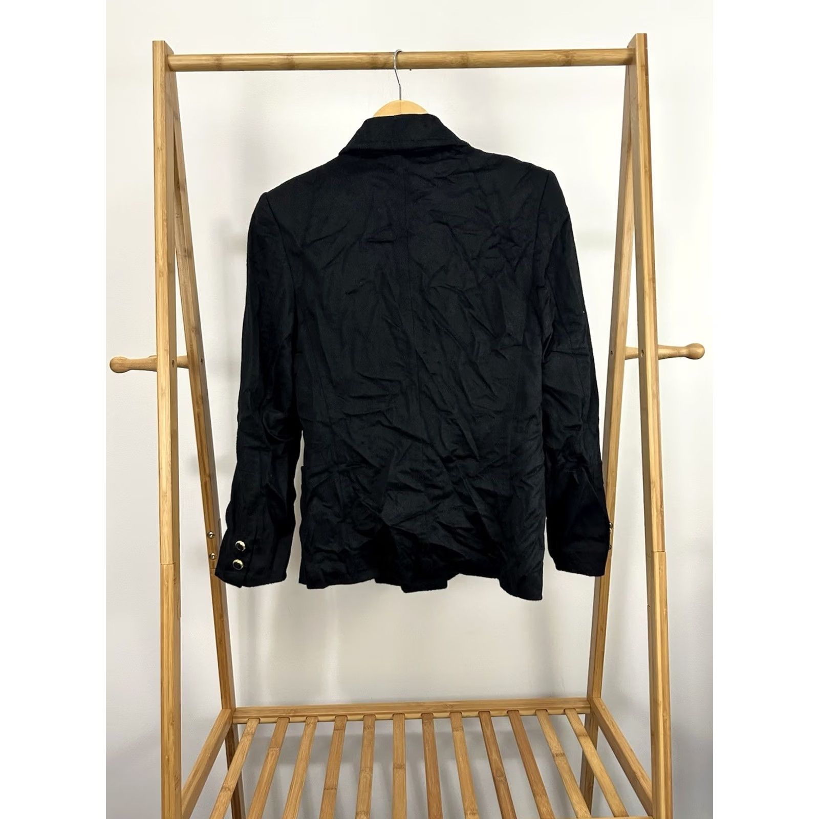 Escada VTG Escada Margaretha Ley Wool Double Breasted Black Blazer Size 34 Womens Blazer Size XXS / US 00 / IT 34 - 2 Thumbnail