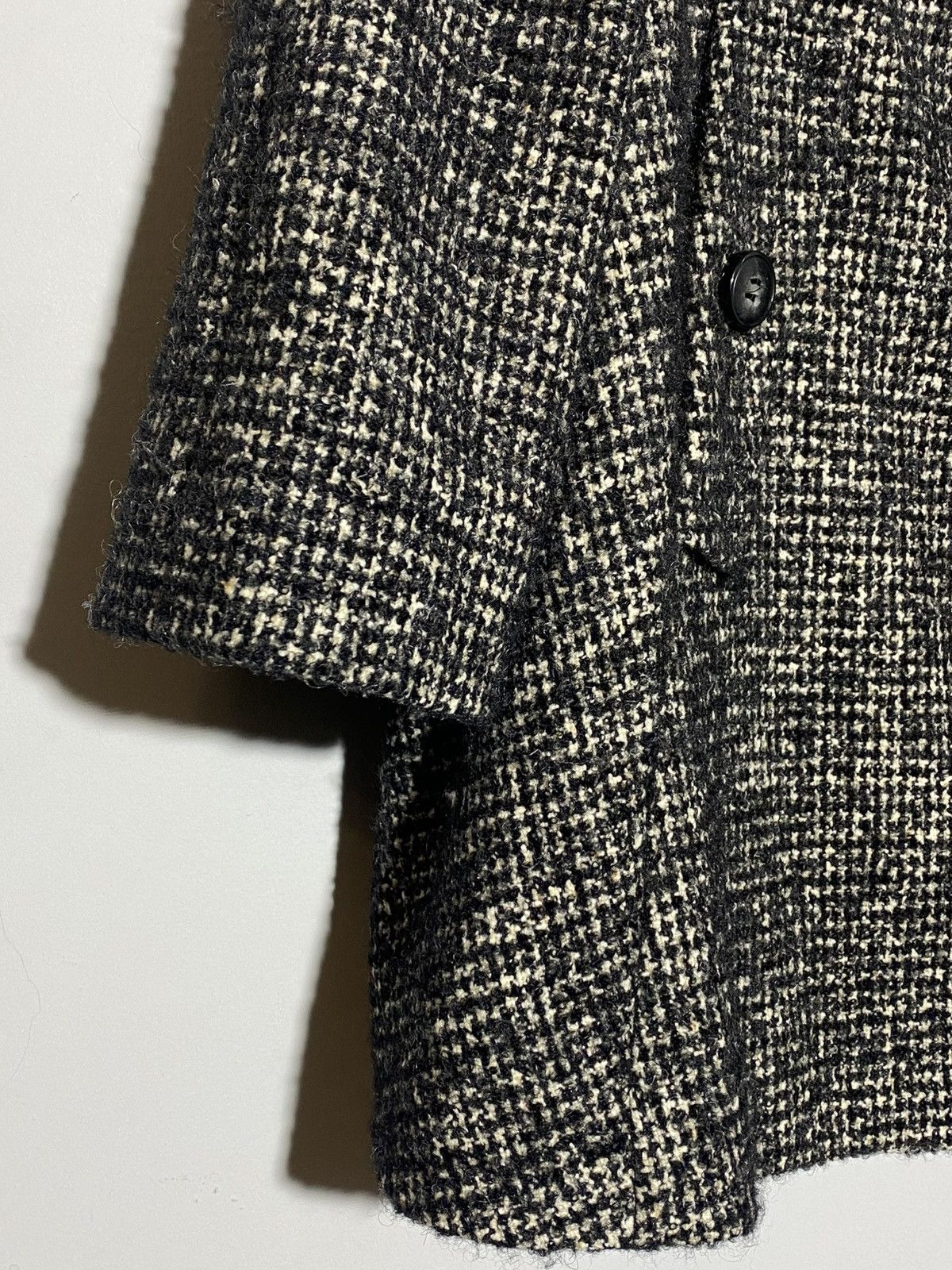 Dolce & Gabbana Dolce Gabbana Vintage Tweed Wool Mohair Coat Leopard Lining Size L / US 10 / IT 46 - 5 Thumbnail