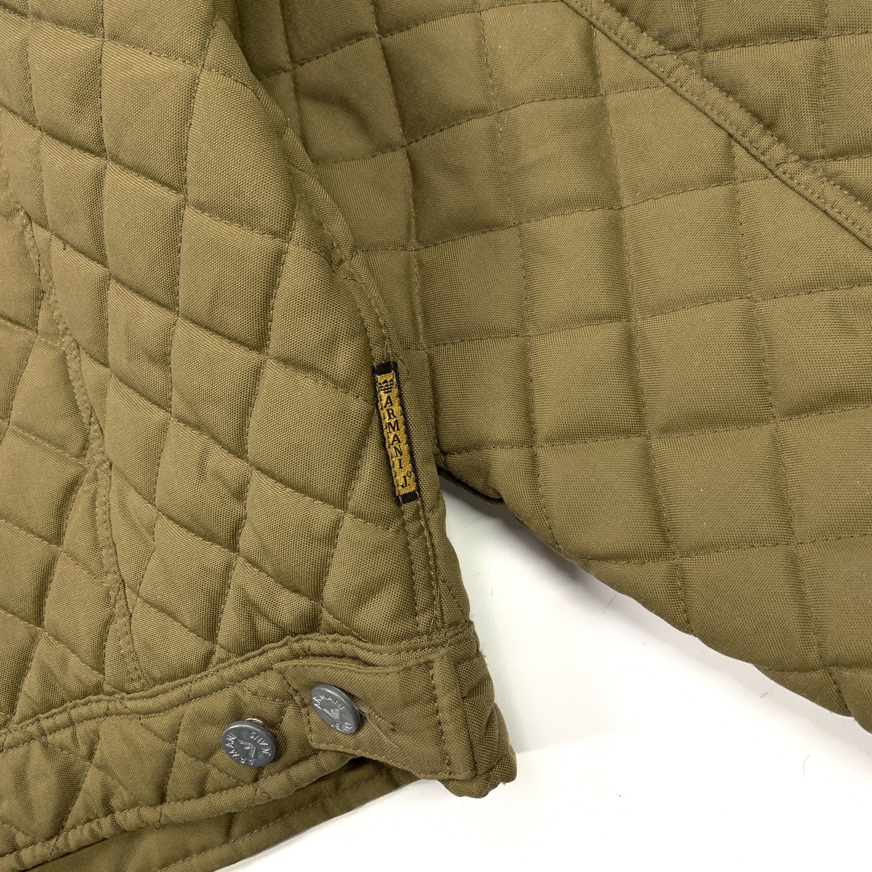 Armani 90s Quilted Nylon Trucker Jacket Size US M / EU 48-50 / 2 - 6 Thumbnail