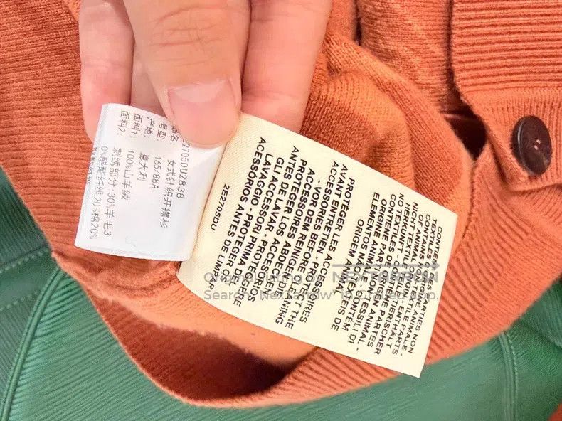 Hermes Hermes Orange Wool Knit Cardigan Size XS / US 0-2 / IT 36-38 - 9 Thumbnail