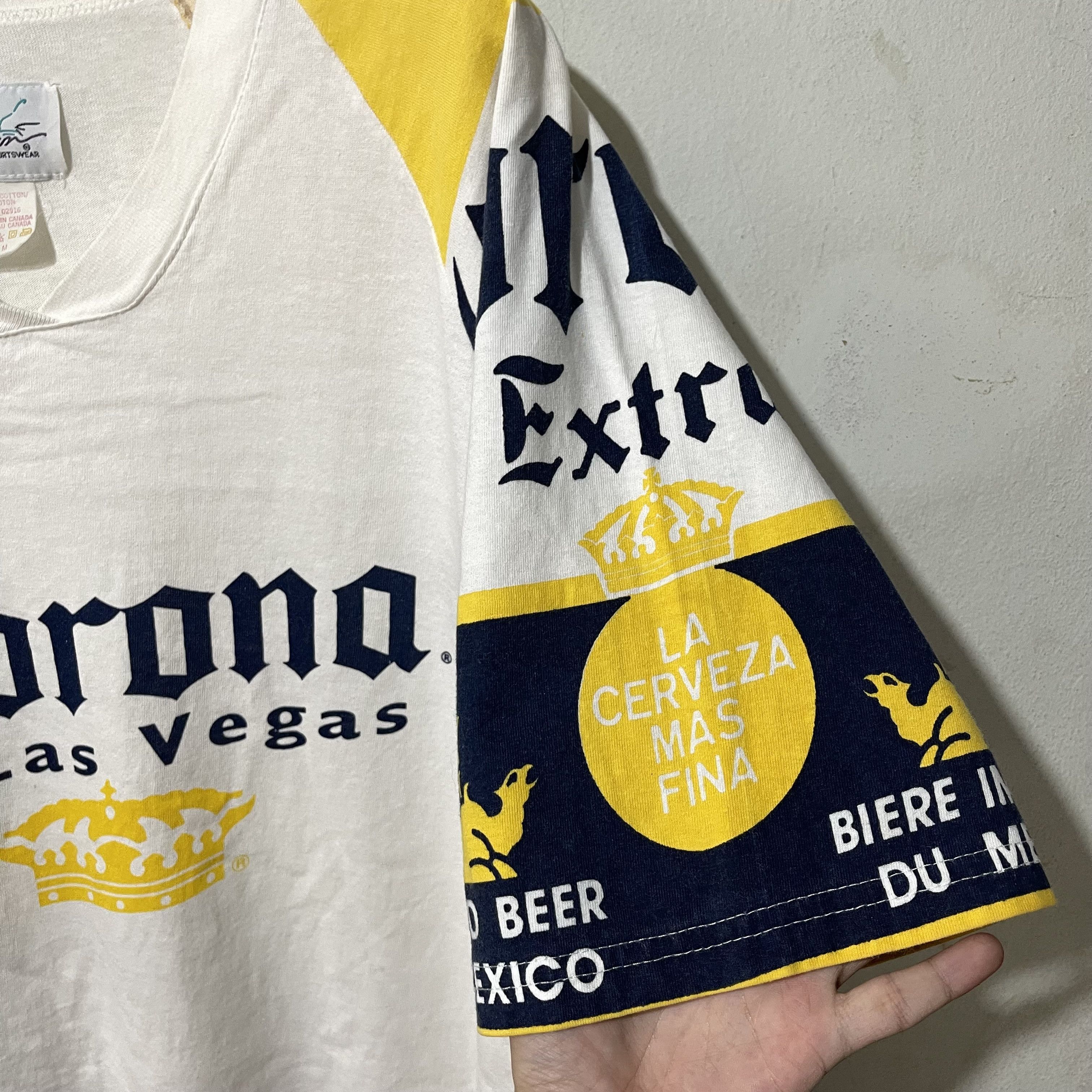 Vintage Vintage 90s Corona Las Vegas Jersey Shirt Size US XL / EU 56 / 4 - 4 Thumbnail