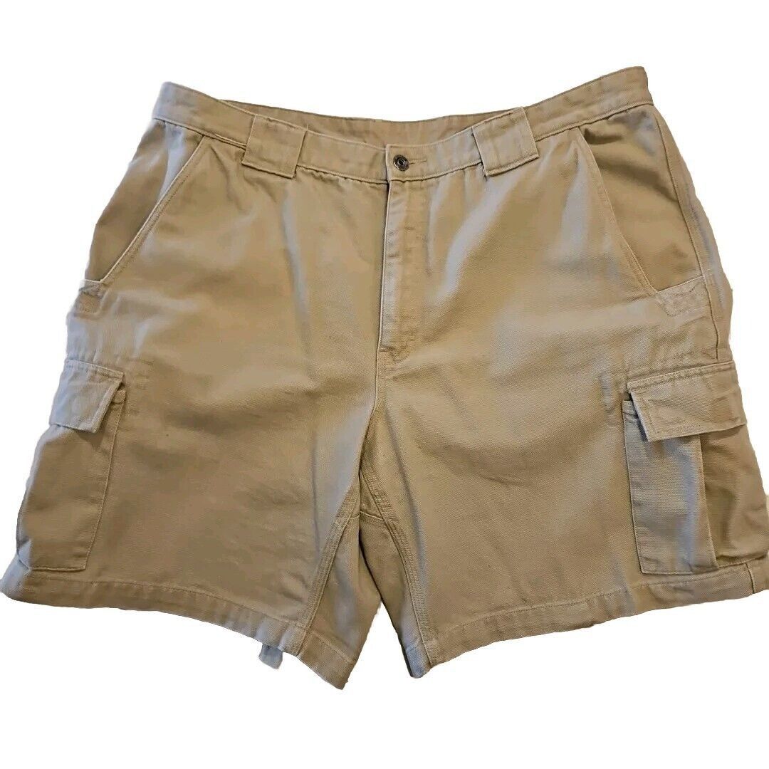 Duluth Trading Company Duluth Trading Cargo Shorts Mens Sz 40 Tan Heavyweight Fireh Size US 40 / EU 56 - 3 Thumbnail