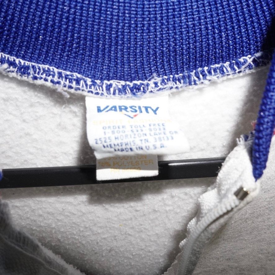 Vintage Large - Vintage Y2K WMS warriors stripe 1/4 zip sweatshirt Size US L / EU 52-54 / 3 - 3 Thumbnail