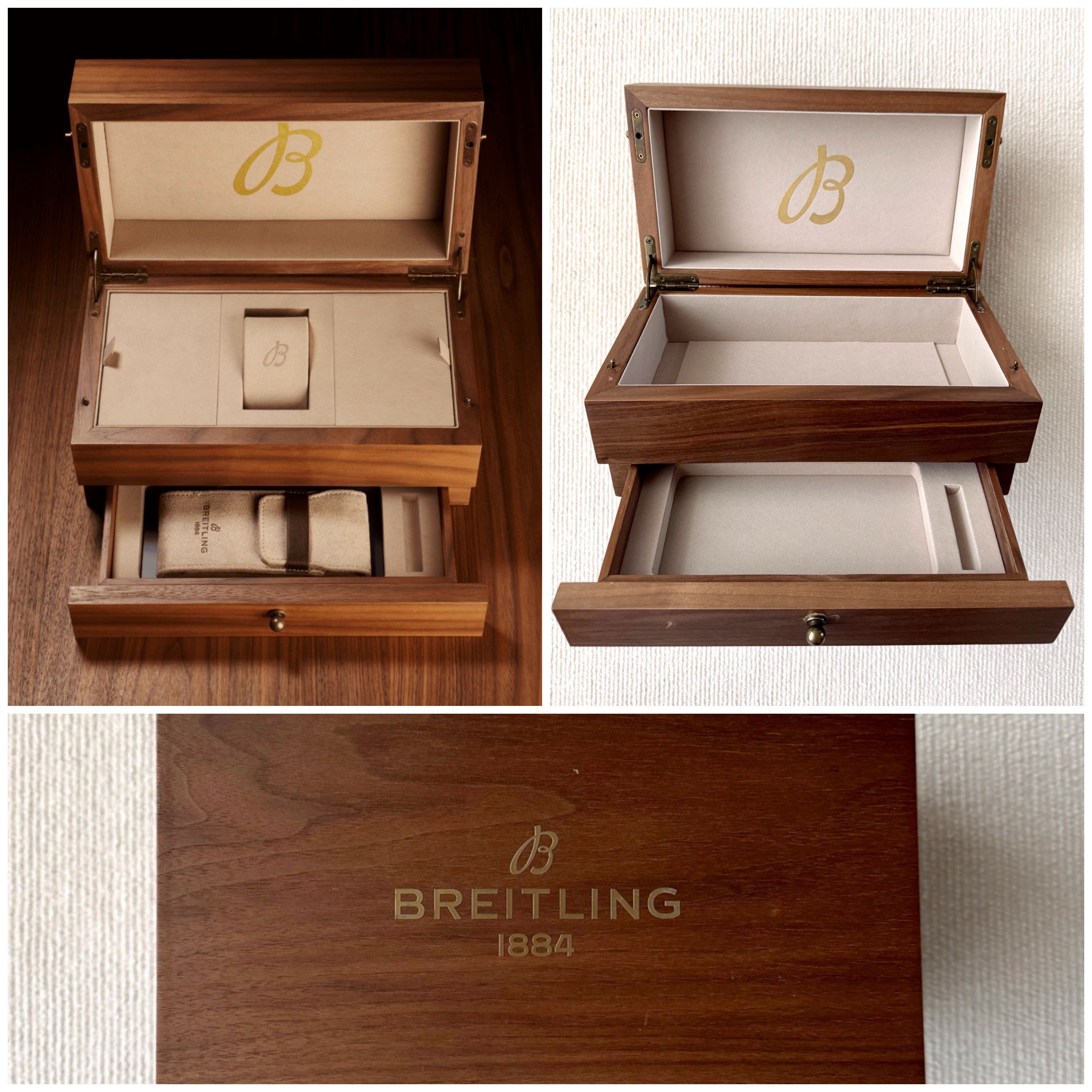 Breitling Breitling Limited Anniversary Wooden Watch Jewelry Box Size ONE SIZE - 13 Thumbnail