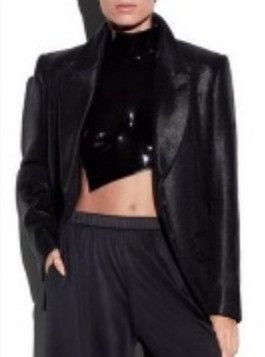 Tom Ford o1loc1c0724 GIJ013 Blazer in Black Size XS / US 0-2 / IT 36-38 - 2 Thumbnail