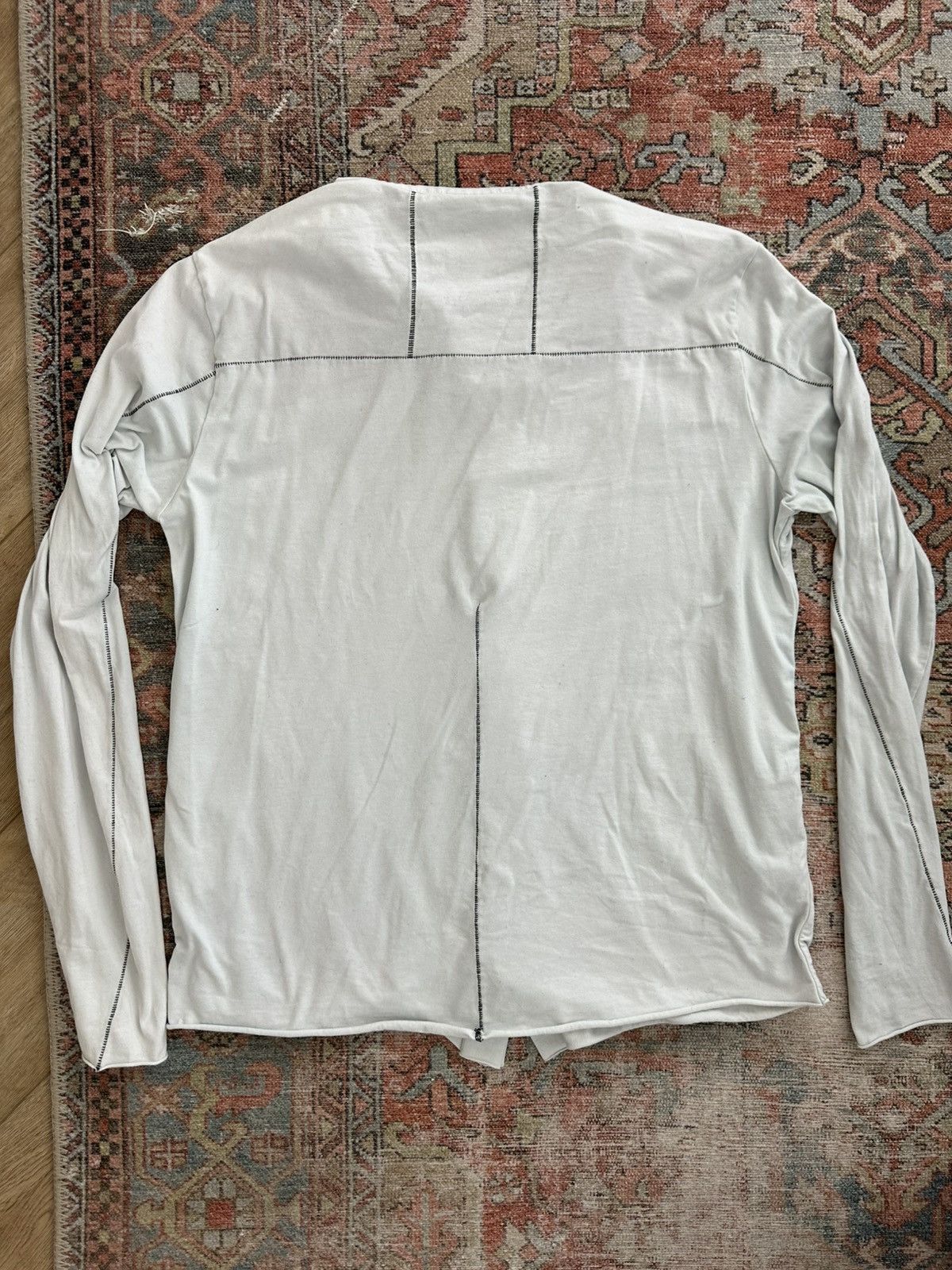 Thom Krom Thom Krom White long sleeve button up shirt // XL Size US XL / EU 56 / 4 - 2 Thumbnail