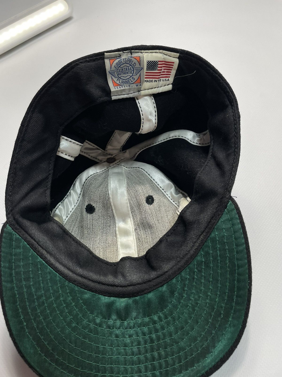 Ebbets Field Flannels 90s Vtg Brooklyn Hip-Hop Archive Baseball Cap Snapback Hat Size ONE SIZE - 5 Thumbnail
