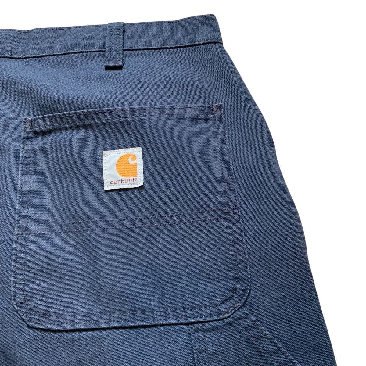 Carhartt Vintage Carhartt Navy Carpenter Dungaree Fit Pants 34x30 Size US 34 / EU 50 - 8 Thumbnail