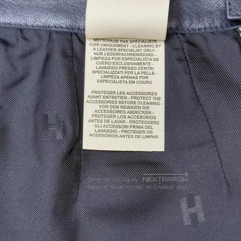 Hermes Hermes Pig Nose Buckle Dark Blue Sheepskin Short Pants Size 25" / US 0 / IT 36 - 6 Thumbnail