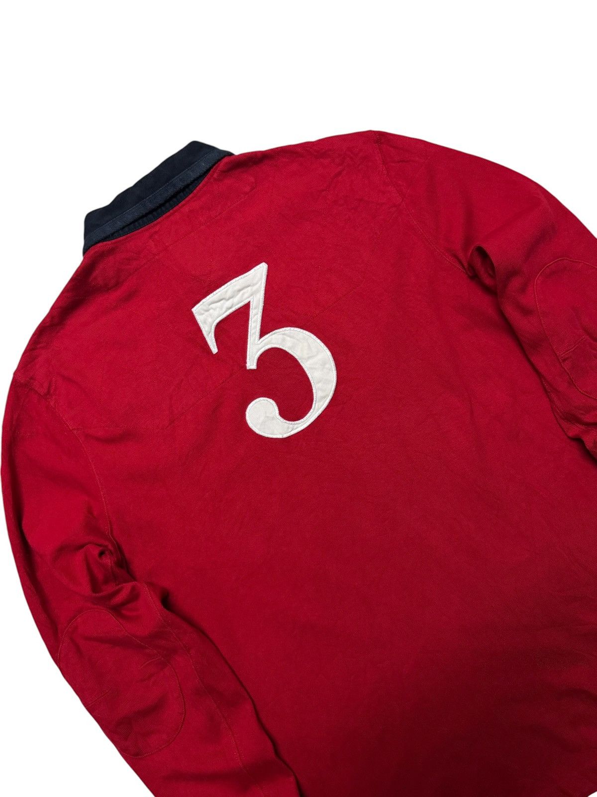 Polo Ralph Lauren VINTAGE 90's POLO RALPH LAUREN BLEECKER NEW YORK 3 POLO RED Size US XL / EU 56 / 4 - 18 Thumbnail