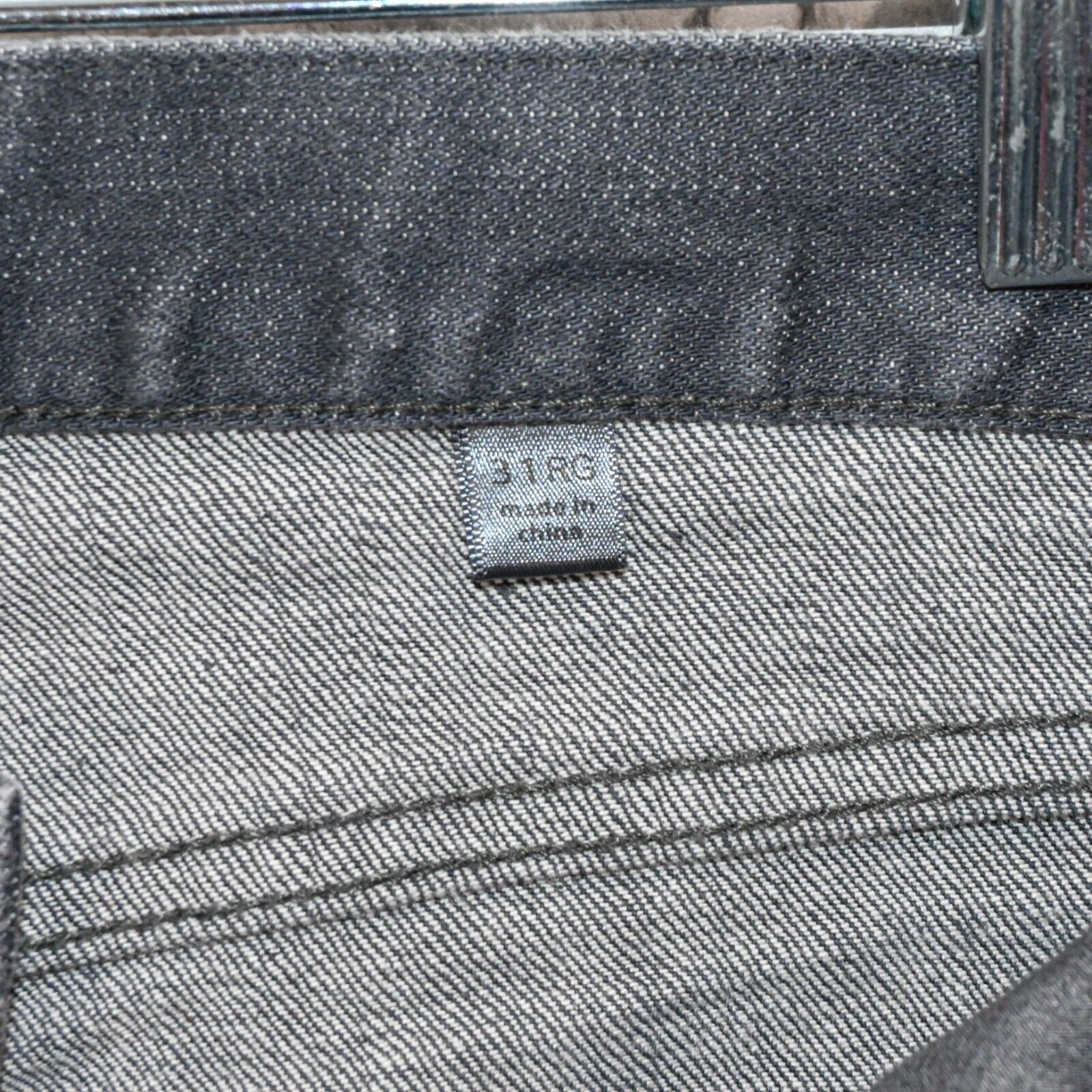 John Varvatos John Varvatos Collection Grey washed denim Jeans skull stud Size US 31 - 9 Thumbnail