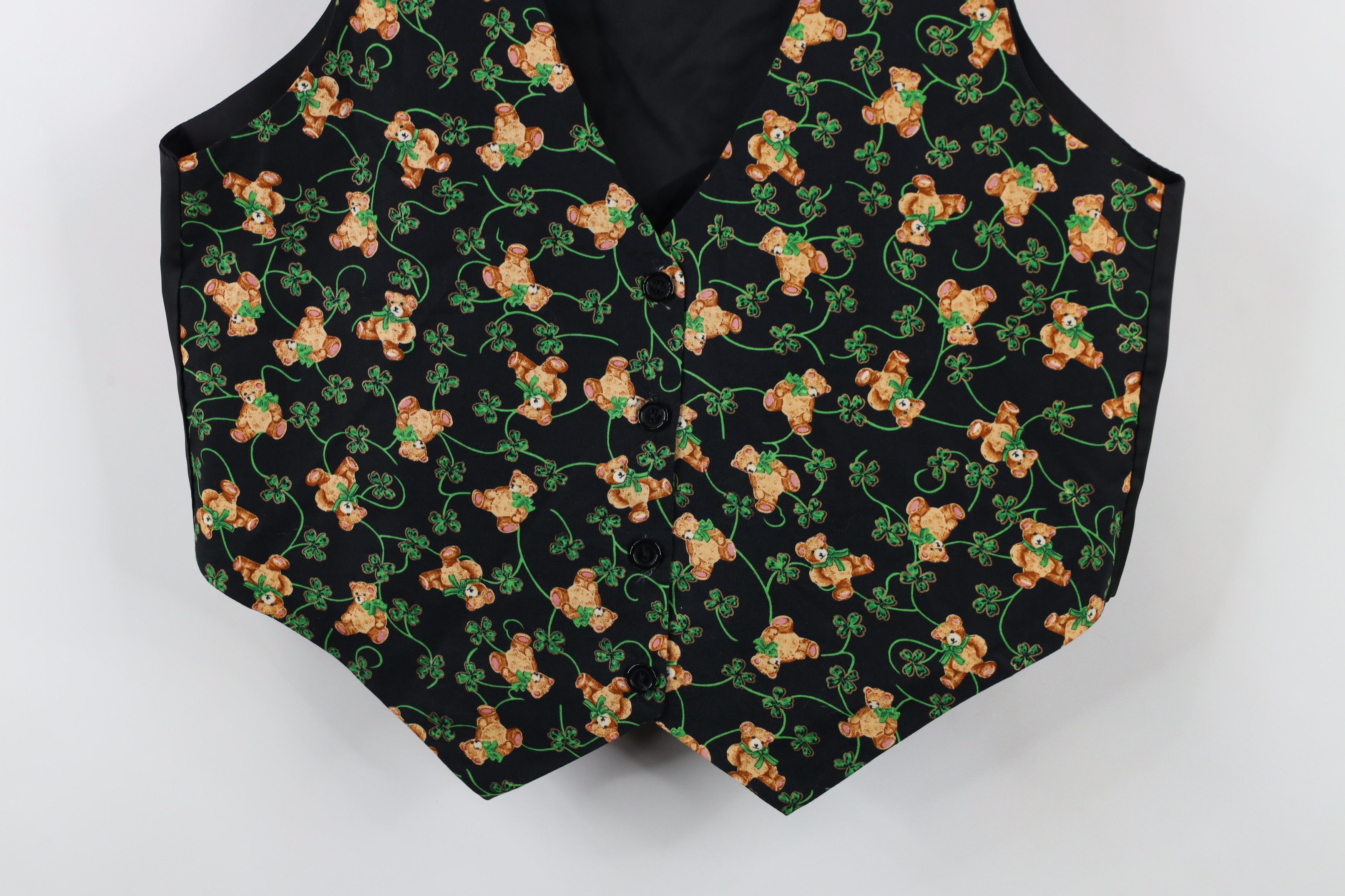 Vintage Vintage 90s Streetwear Day Bear Tie Back Vest Jacket Size L / US 10 / IT 46 - 3 Thumbnail