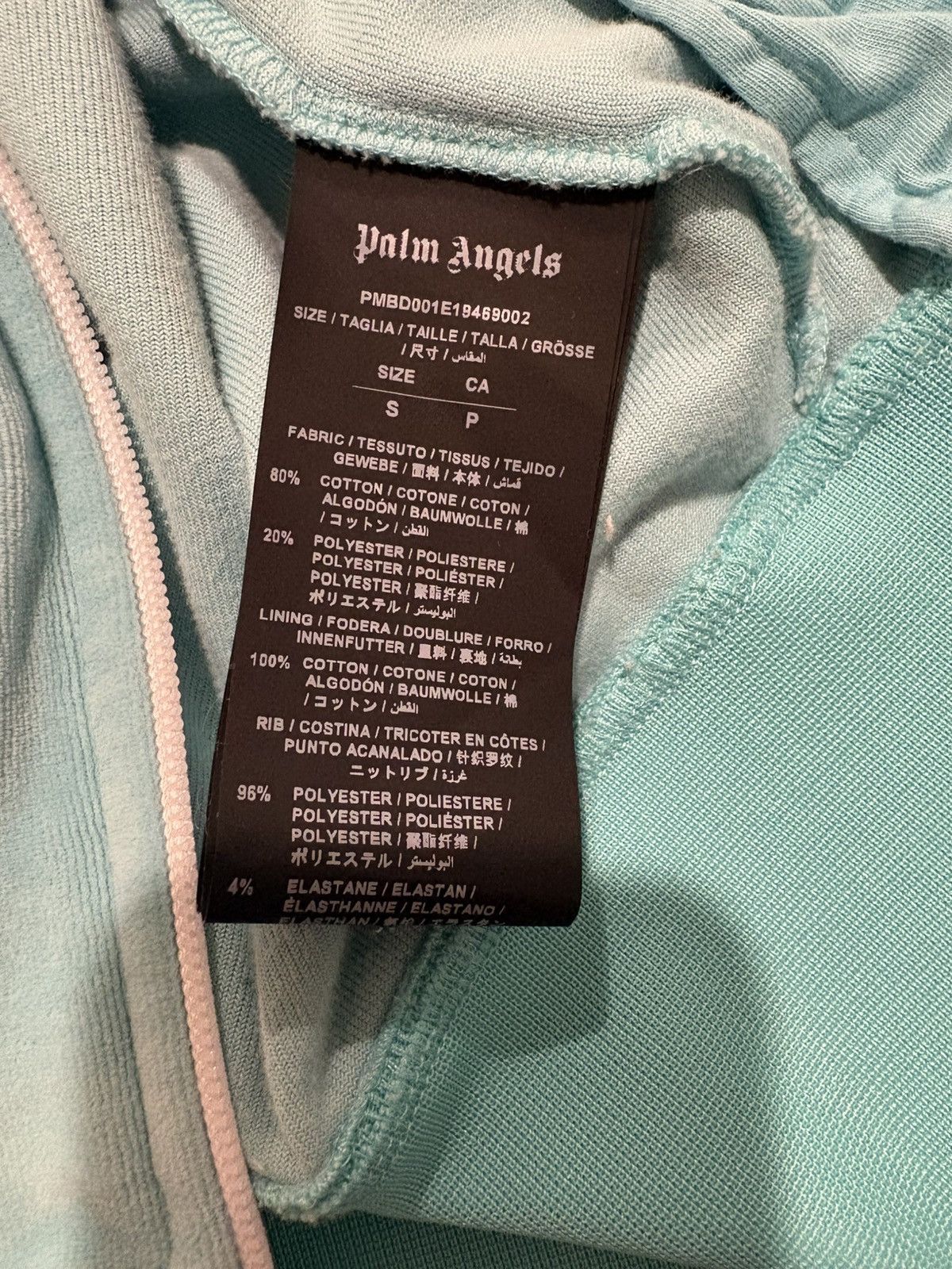 Palm Angels Palm Angels Track Jacket Light Blue Size US S / EU 44-46 / 1 - 4 Thumbnail