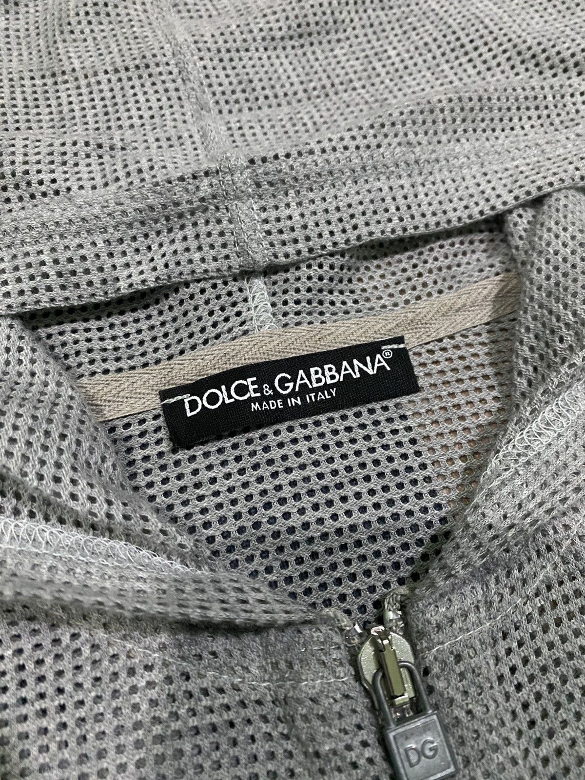 Dolce & Gabbana Dolce & Gabbana Mesh Zipper Hoodie Size M / US 6-8 / IT 42-44 - 2 Thumbnail