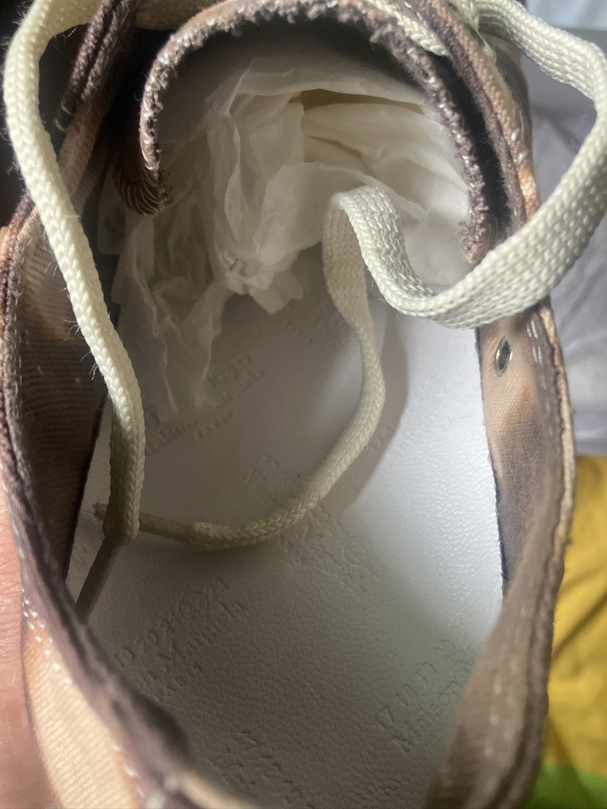 Maison Margiela Maison Margiela 20SS Tabi Tie Dye Pattern Low-cut Sneakers Size US 8 / EU 41 - 12 Thumbnail