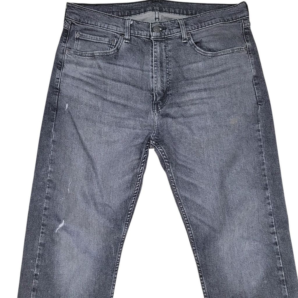 Levi's Levi's Jeans 505 Distressed Straight Leg Medium Wash 36/32 Size US 36 / EU 52 - 6 Thumbnail