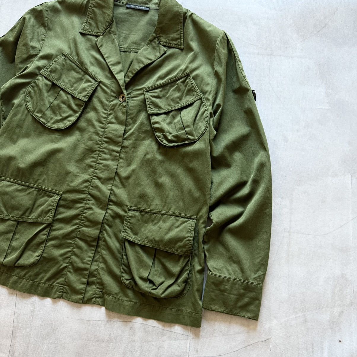 plein sud Plein Sud Jeans Military Multi-pocket Archive Vintage Jacket Size L / US 10 / IT 46 - 2 Thumbnail