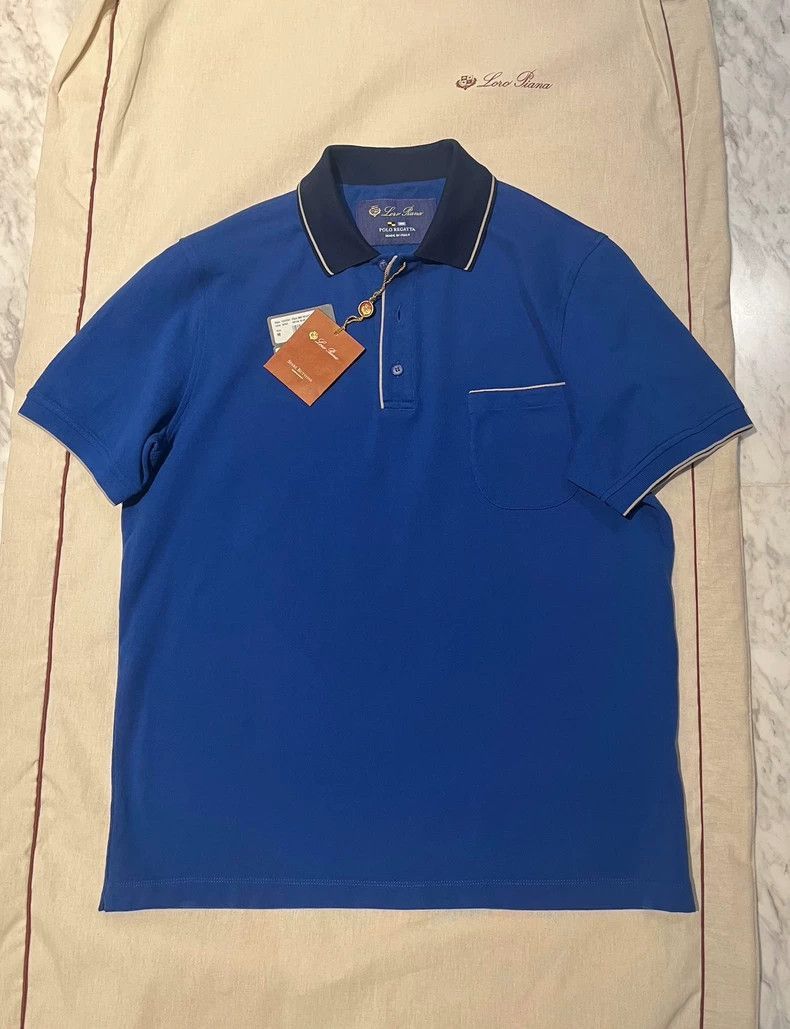 Loro Piana Loro Piana Men's Regatta Polo Shirt- Size US M / EU 48-50 / 2 - 2 Thumbnail