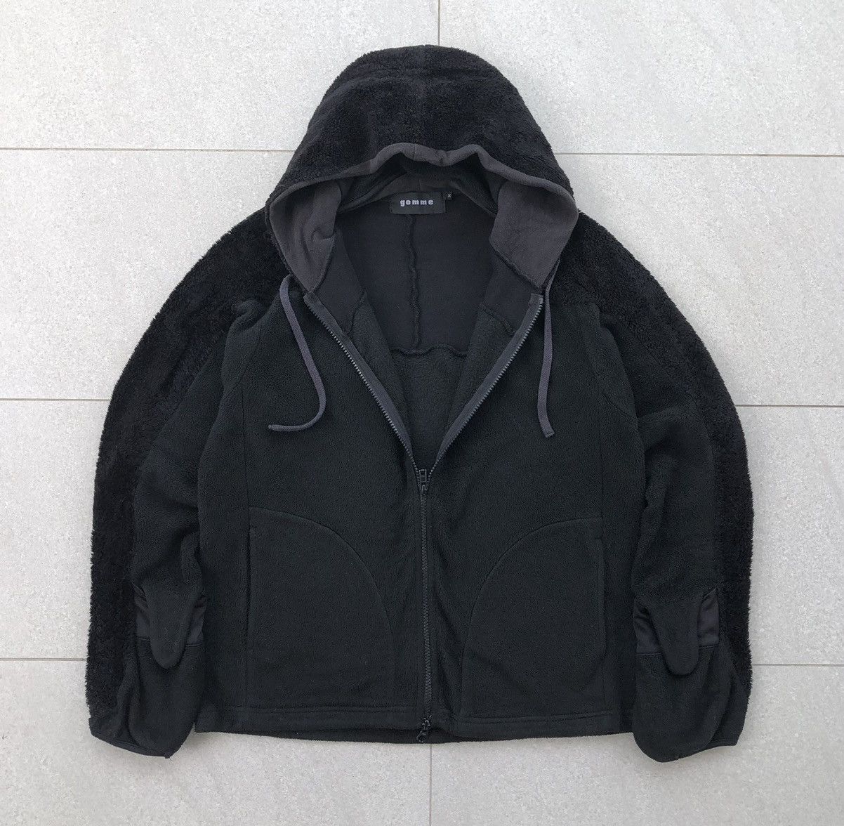 Yohji Yamamoto Gomme by Yohji Yamamoto Ninja Glove Fleece Zip Hoodie Jacket Size US M / EU 48-50 / 2 - 2 Thumbnail