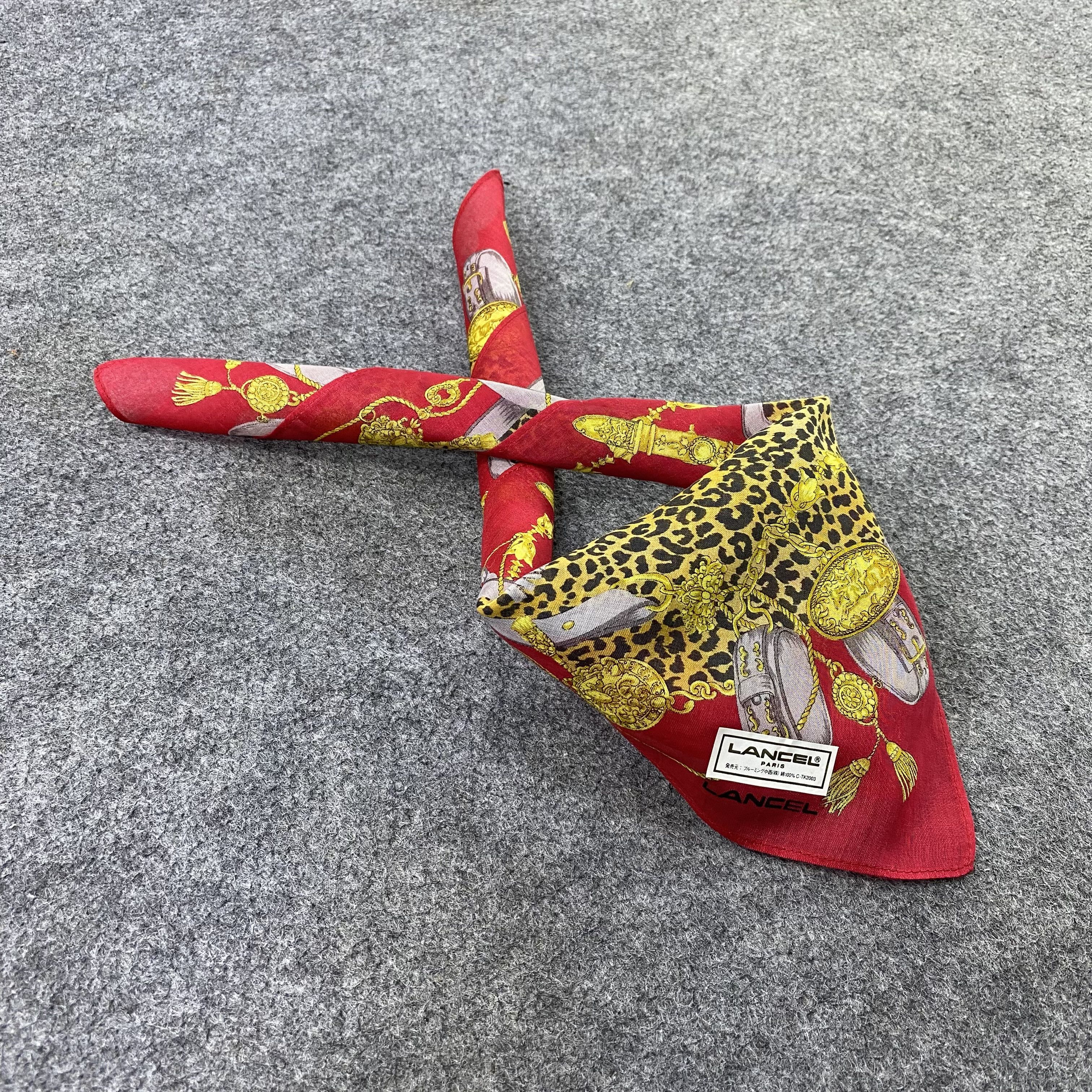 Lancel Lancel Handkerchief Neckerchief Bandana-B1976 Size ONE SIZE - 1 Thumbnail