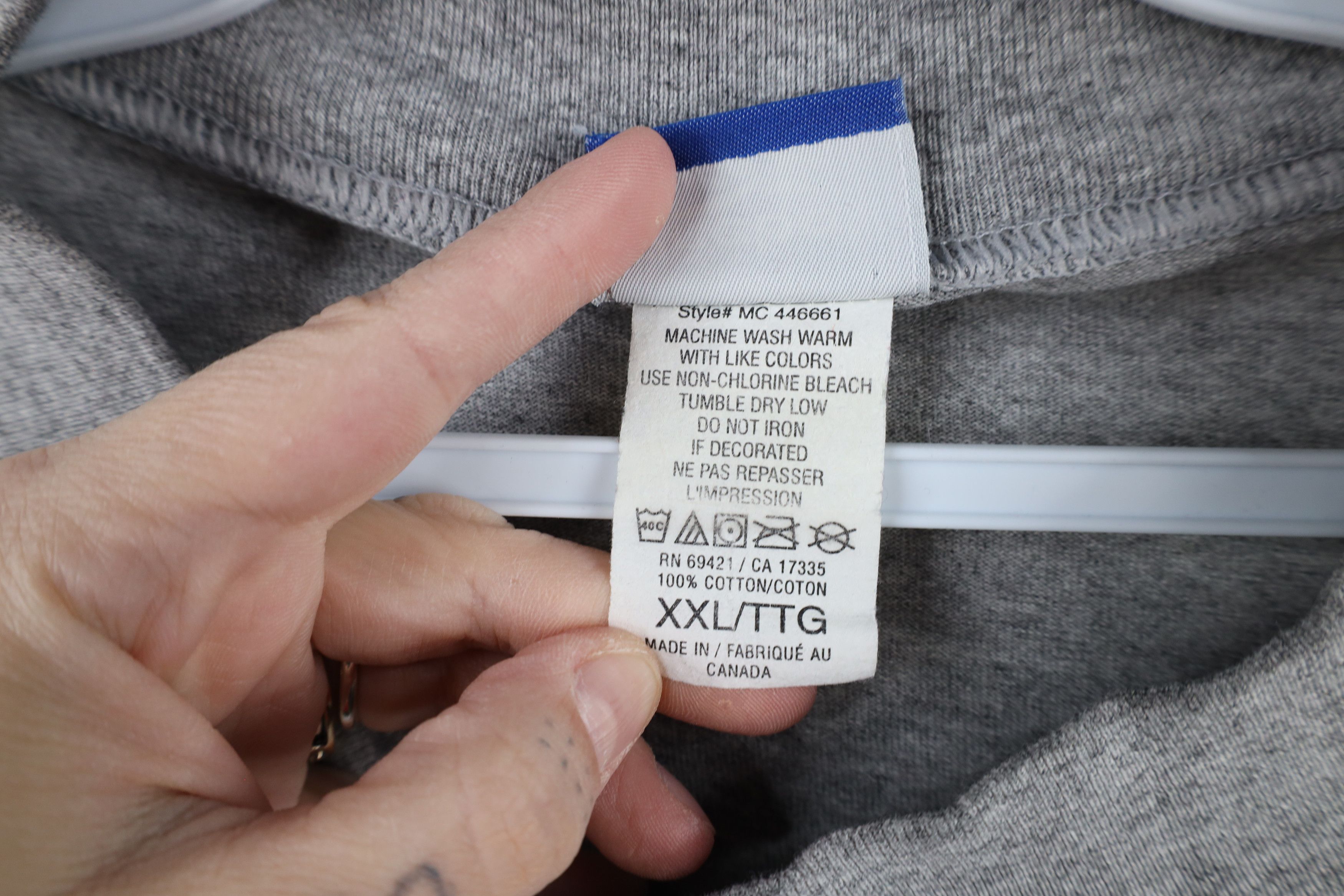 Reebok × Vintage Vintage 90s Reebok Logo Mock Neck Long Sleeve T-Shirt Size US XXL / EU 58 / 5 - 7 Thumbnail