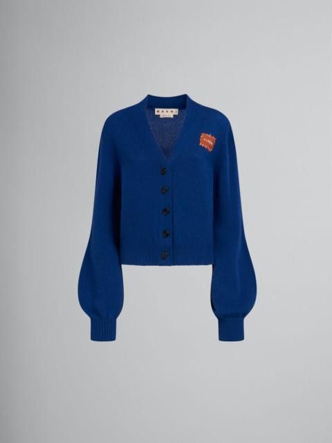 oc11z0525 Cashmere Cardigan in Blue