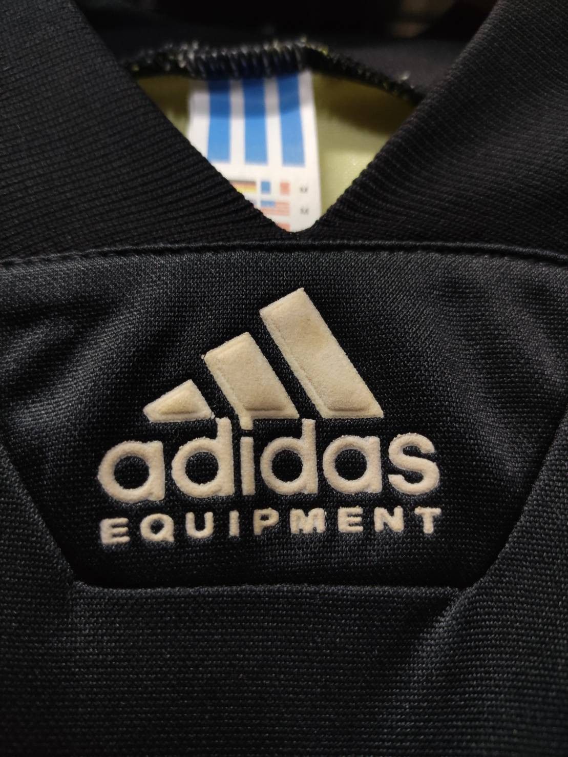 Adidas Vtg 90's Adids Equipment Goalkeeper Soccer UK Jersey Size US L / EU 52-54 / 3 - 3 Thumbnail