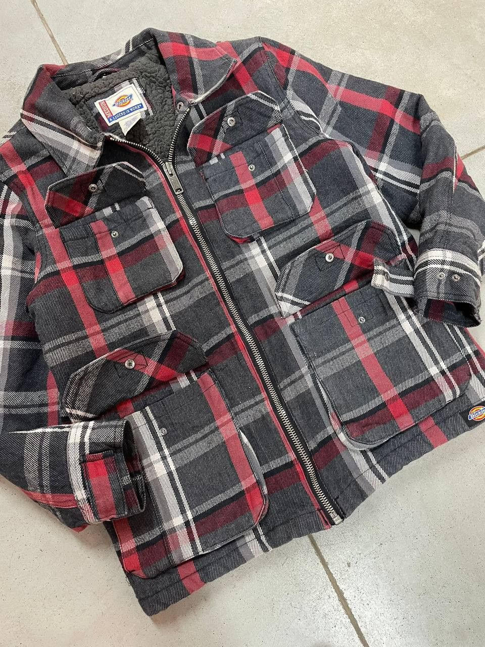 Dickies Vintage Dickies Plaid Sherpa Jacket 90s Size US M / EU 48-50 / 2 - 4 Thumbnail