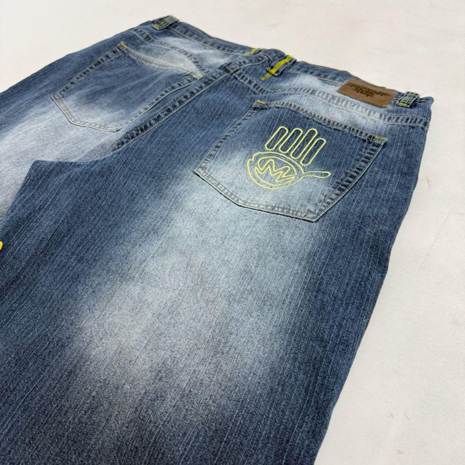 JNCO × Southpole × Vintage Vintage y2k archive faded stonewash baggy wide leg rare jean Size US 40 / EU 56 - 2 Thumbnail
